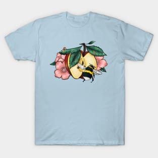 Apple bumblebee blossom T-Shirt